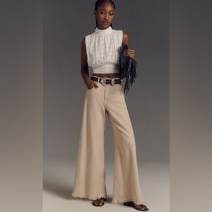 Pilcro for Anthropologie Linen Pants